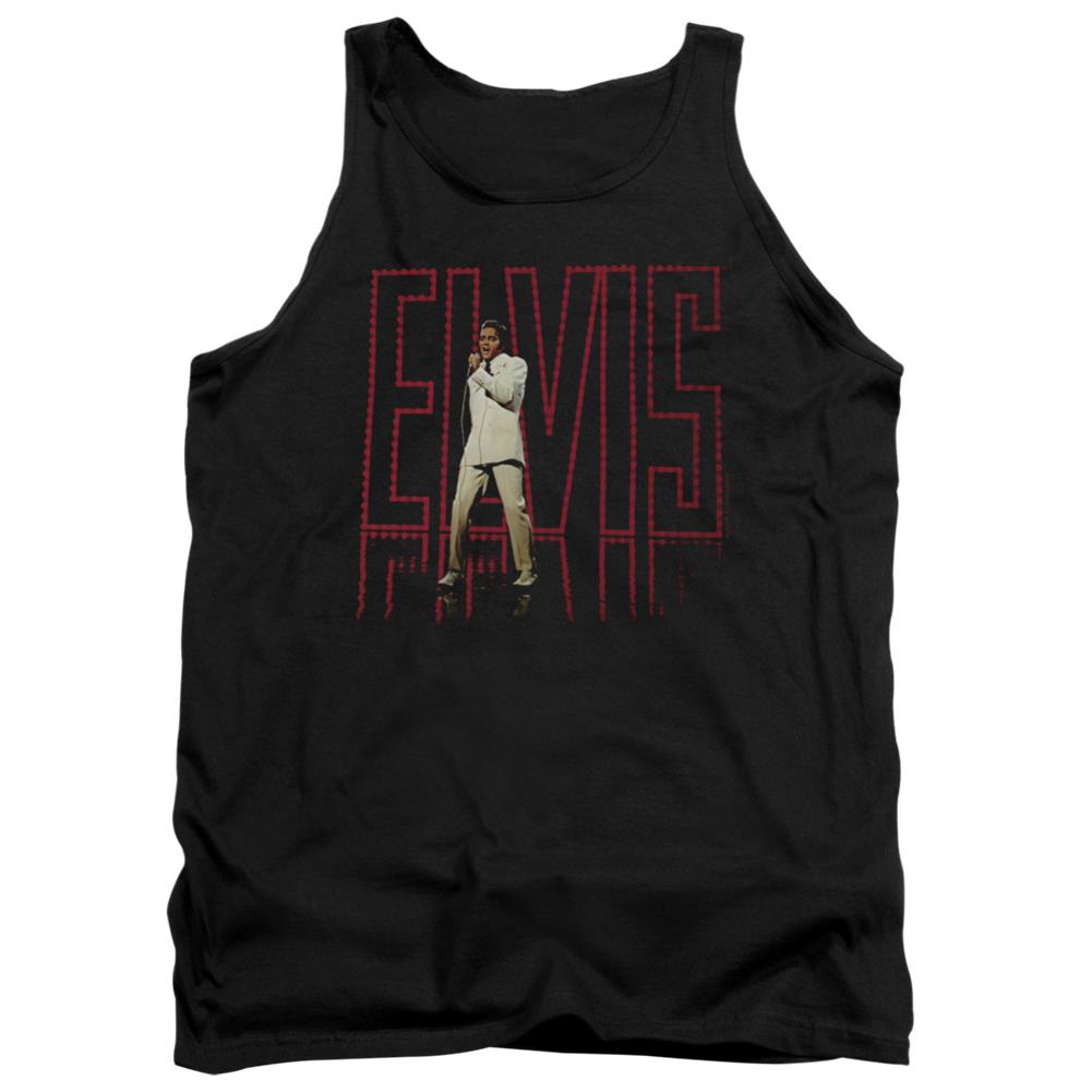 Elvis Presley Elvis 68 Album Men's 18/1 Cotton Tank Top