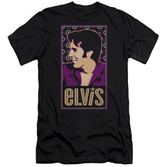 Elvis Presley Elvis Is Men's Ultra-Soft 30/1 Cotton Slim Short-Sleeve T-Shirt