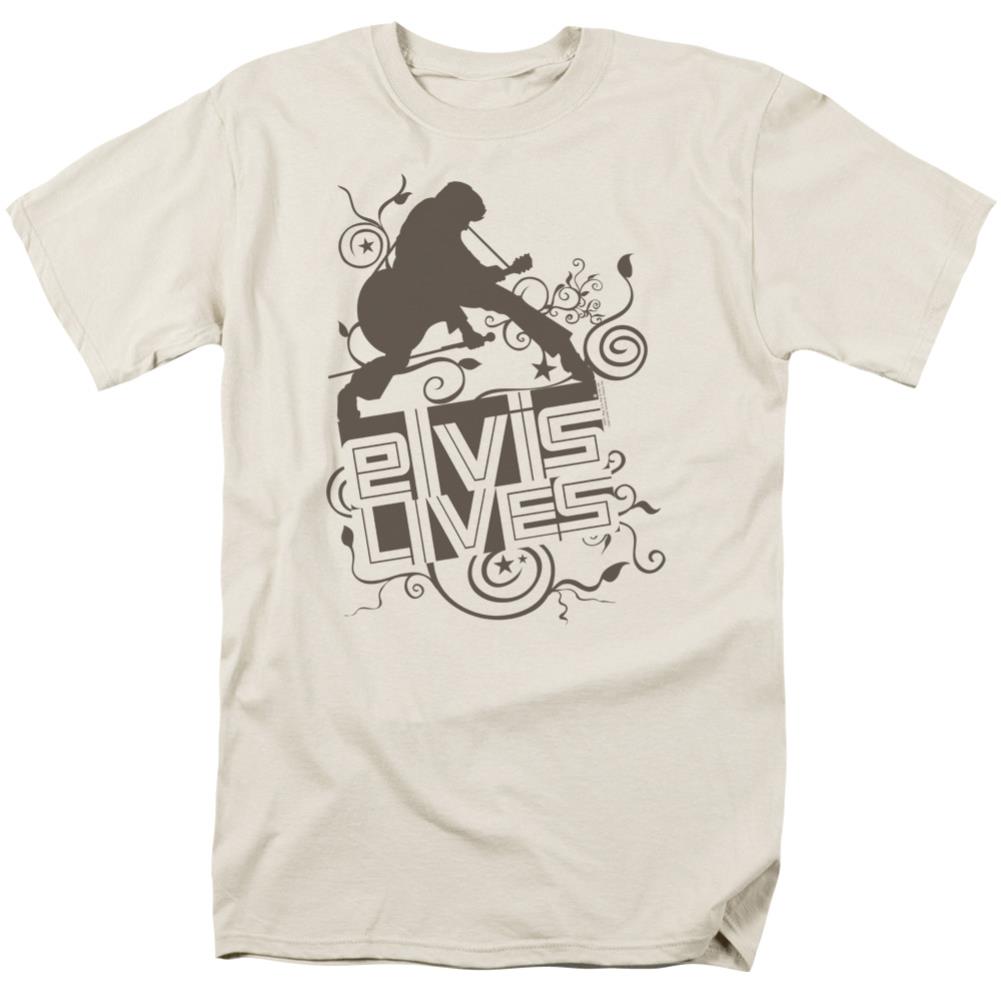 Elvis Presley Elvis Lives Men's 18/1 Cotton Short-Sleeve T-Shirt