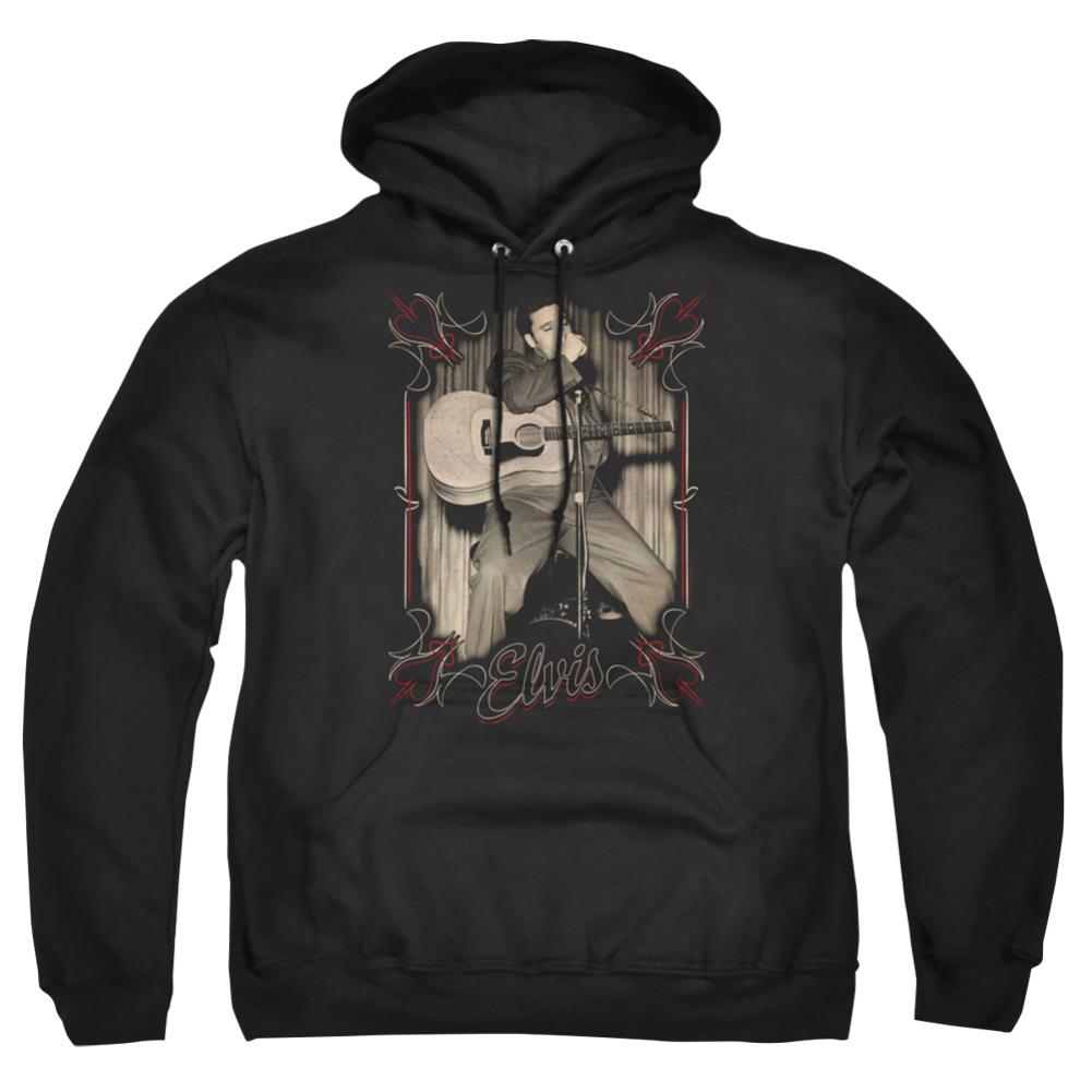 Elvis Presley Elvis Pinstripes Men's Pull-Over 75 25 Poly Hoodie
