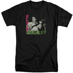 Elvis Presley Elvis Presley Album Men's 18/1 Tall Cotton Short-Sleeve T-Shirt