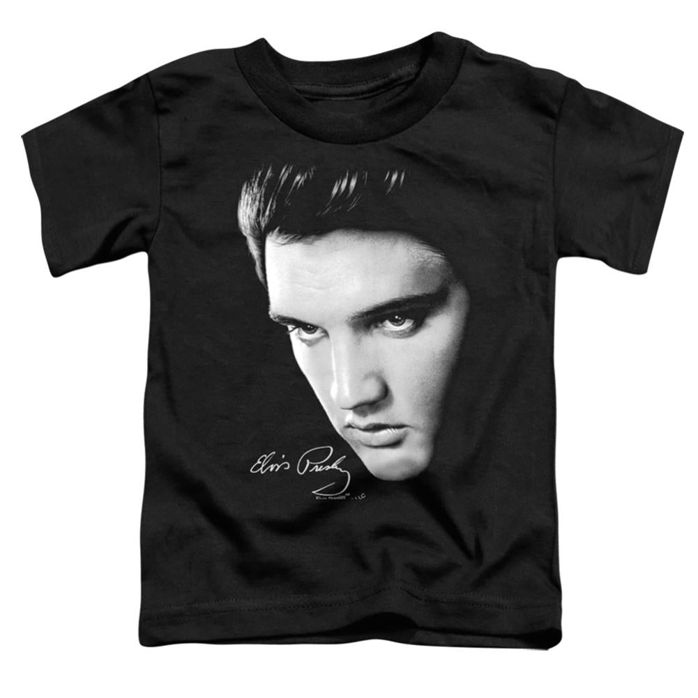 Elvis Presley Face Toddler 18/1 Cotton Short-Sleeve T-Shirt
