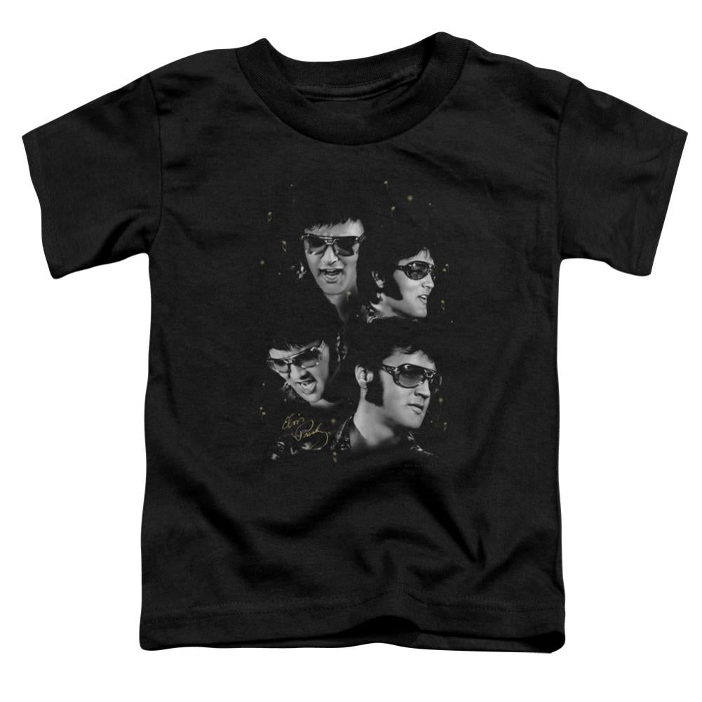 Elvis Presley Faces Toddler 18/1 Cotton Short-Sleeve T-Shirt