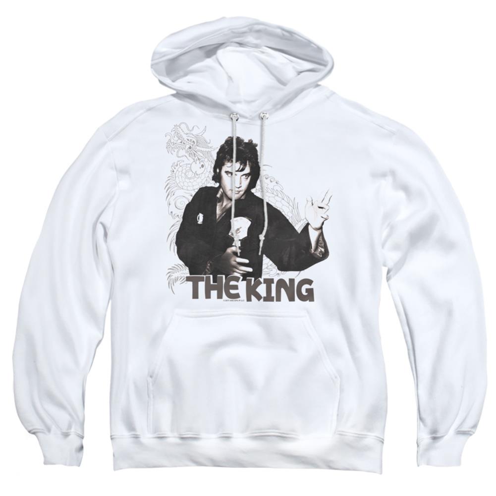 Elvis Presley Fighting King Men's Pull-Over 75 25 Poly Hoodie