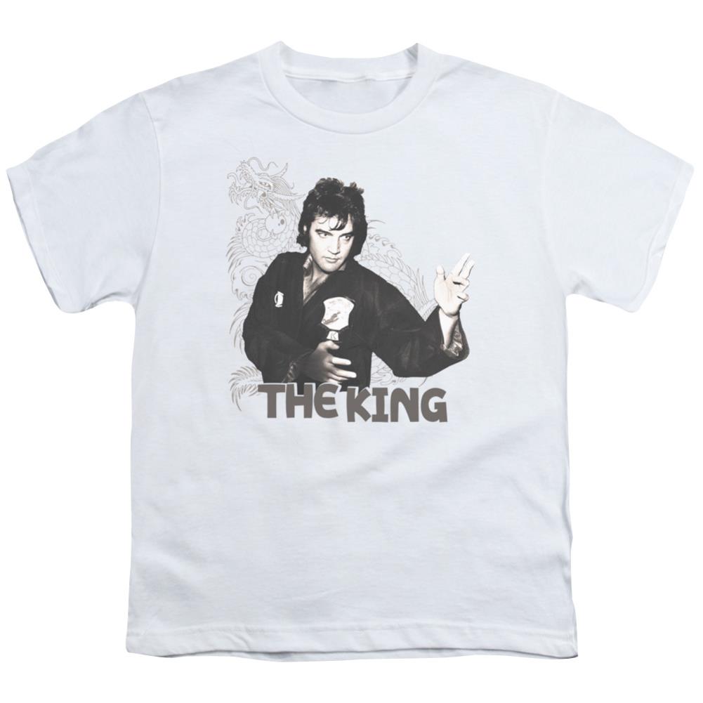 Elvis Presley Fighting King Youth 18/1 100% Cotton Short-Sleeve T-Shirt