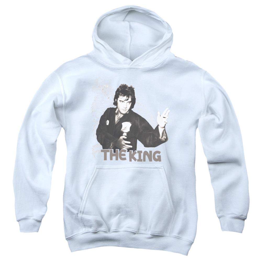 Elvis Presley Fighting King Youth Cotton Poly Pull-Over Hoodie