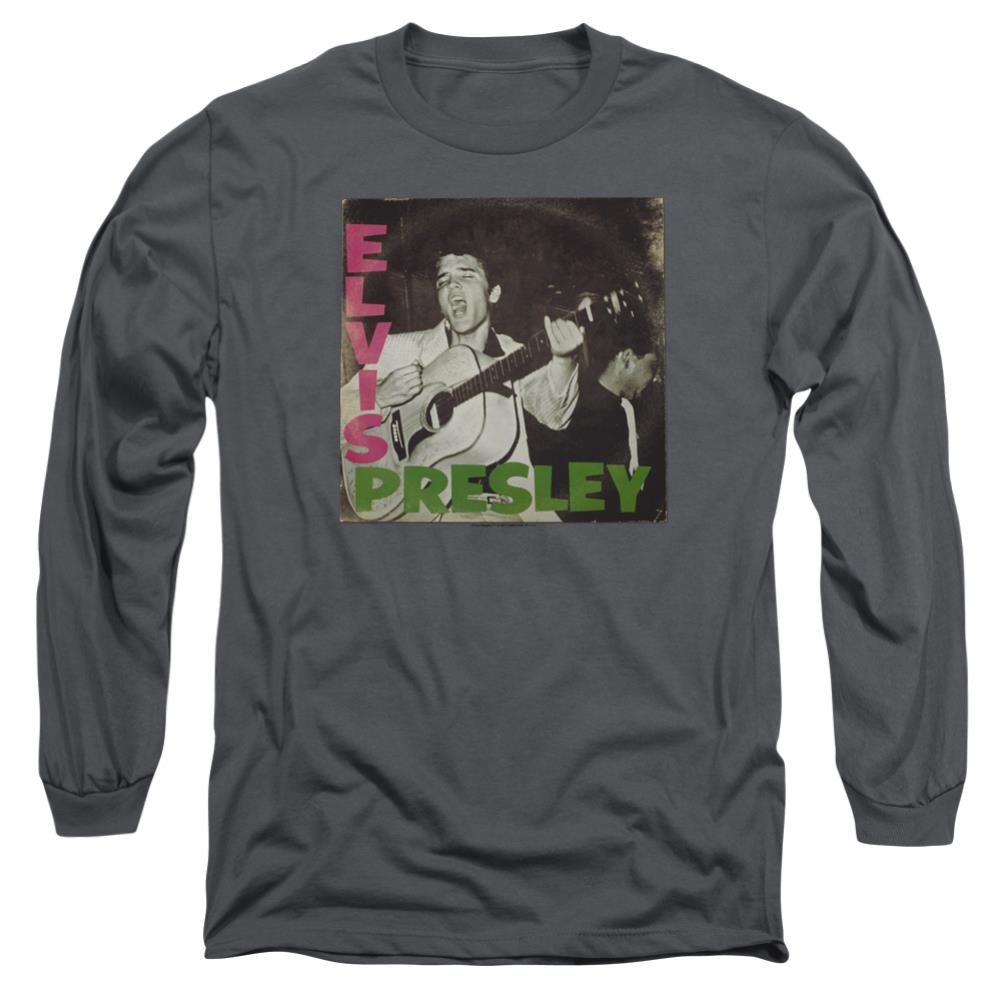 Elvis Presley First LP Men's 18/1 Cotton Long-Sleeve T-Shirt