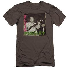 Elvis Presley First LP Men's Ultra-Soft 30/1 Cotton Slim Short-Sleeve T-Shirt