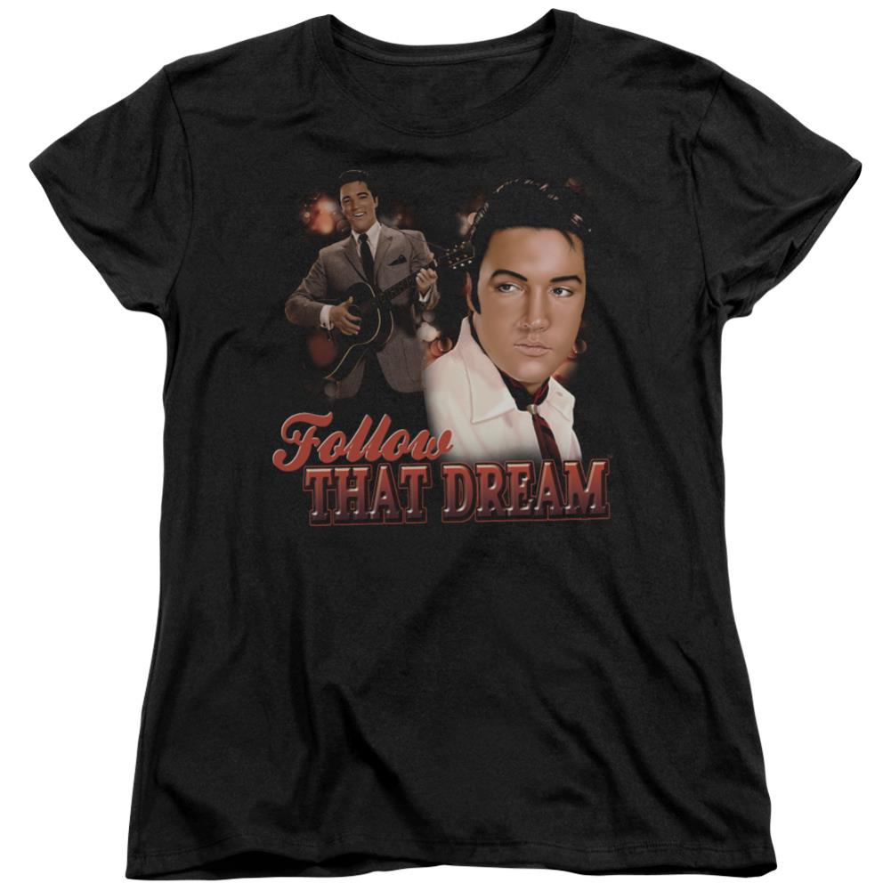 Elvis Presley Follow That Dream Women's 18/1 Cotton Short-Sleeve T-Shirt