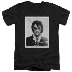 Elvis Presley Framed Men's 30/1 Cotton Slim V-Neck T-Shirt