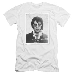 Elvis Presley Framed Men's Ultra-Soft 30/1 Cotton Slim Short-Sleeve T-Shirt