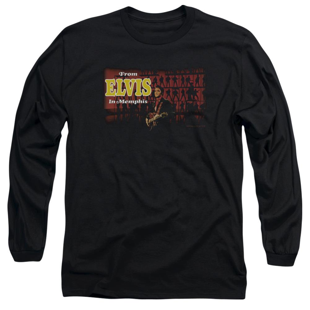 Elvis Presley From Elvis In Memphis Men's 18/1 Cotton Long-Sleeve T-Shirt