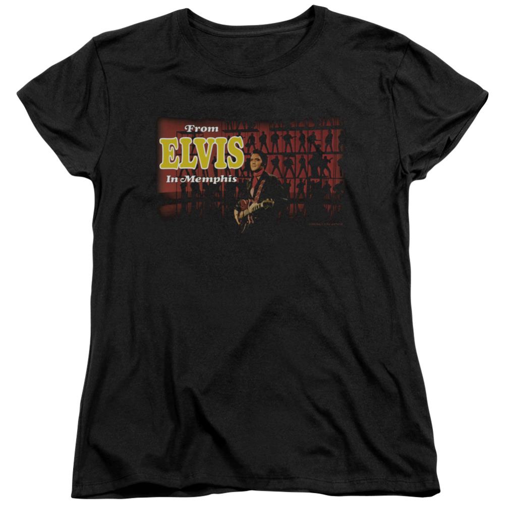 Elvis Presley From Elvis In Memphis Women's 18/1 Cotton Short-Sleeve T-Shirt