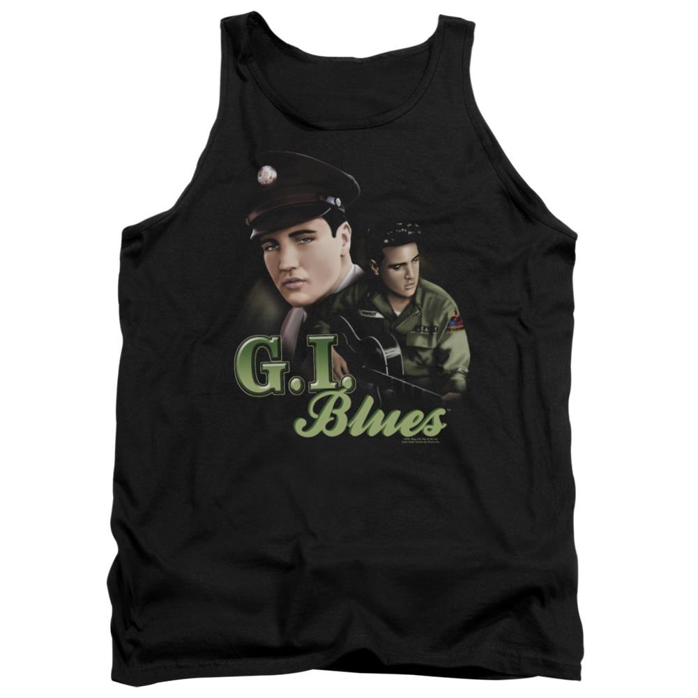 Elvis Presley G I Blues Men's 18/1 Cotton Tank Top