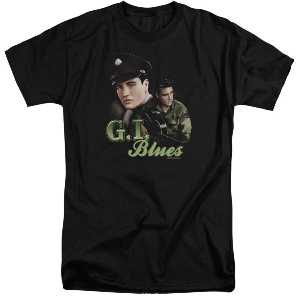 Elvis Presley G I Blues Men's 18/1 Tall Cotton Short-Sleeve T-Shirt