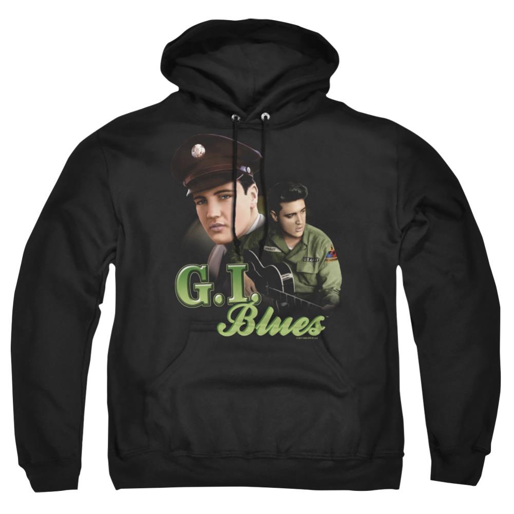 Elvis Presley G I Blues Men's Pull-Over 75 25 Poly Hoodie