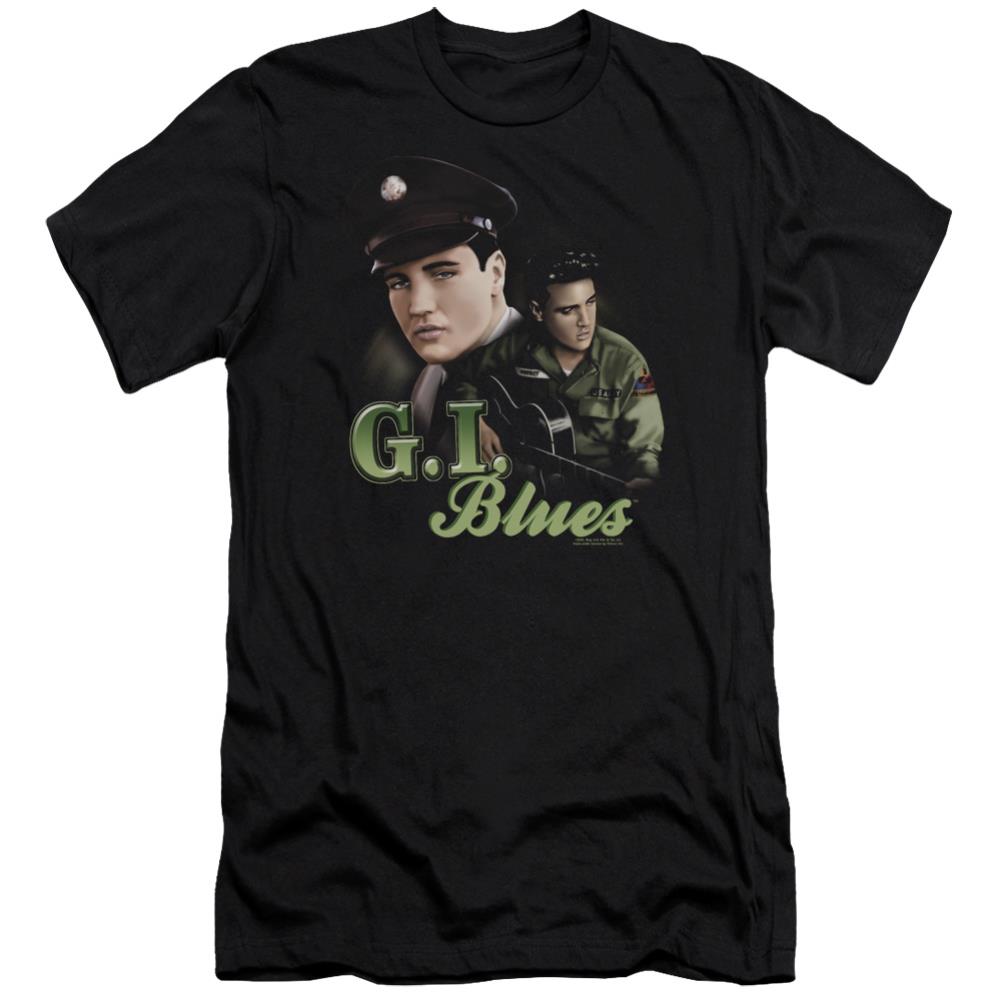 Elvis Presley G I Blues Men's Ultra-Soft 30/1 Cotton Slim Short-Sleeve T-Shirt