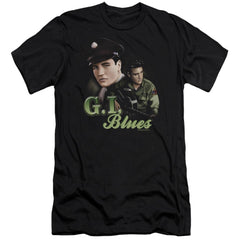 Elvis Presley G I Blues Men's Ultra-Soft 30/1 Cotton Slim Short-Sleeve T-Shirt