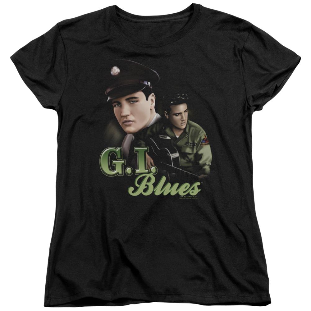 Elvis Presley G I Blues Women's 18/1 Cotton Short-Sleeve T-Shirt