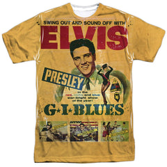 Elvis Presley Gi Blues Men's Regular Fit Polyester Short-Sleeve T-Shirt