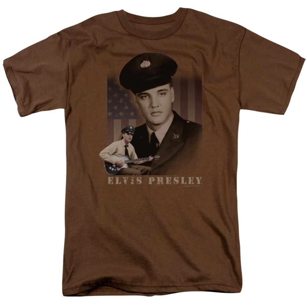 Elvis Presley Gi Elvis Men's 18/1 Cotton Short-Sleeve T-Shirt