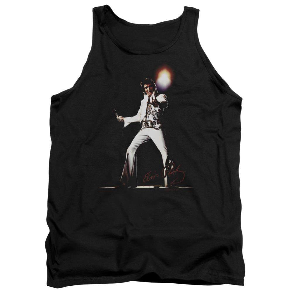 Elvis Presley Glorious Men's 18/1 Cotton Tank Top