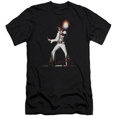 Elvis Presley Glorious Men's Ultra-Soft 30/1 Cotton Slim Short-Sleeve T-Shirt