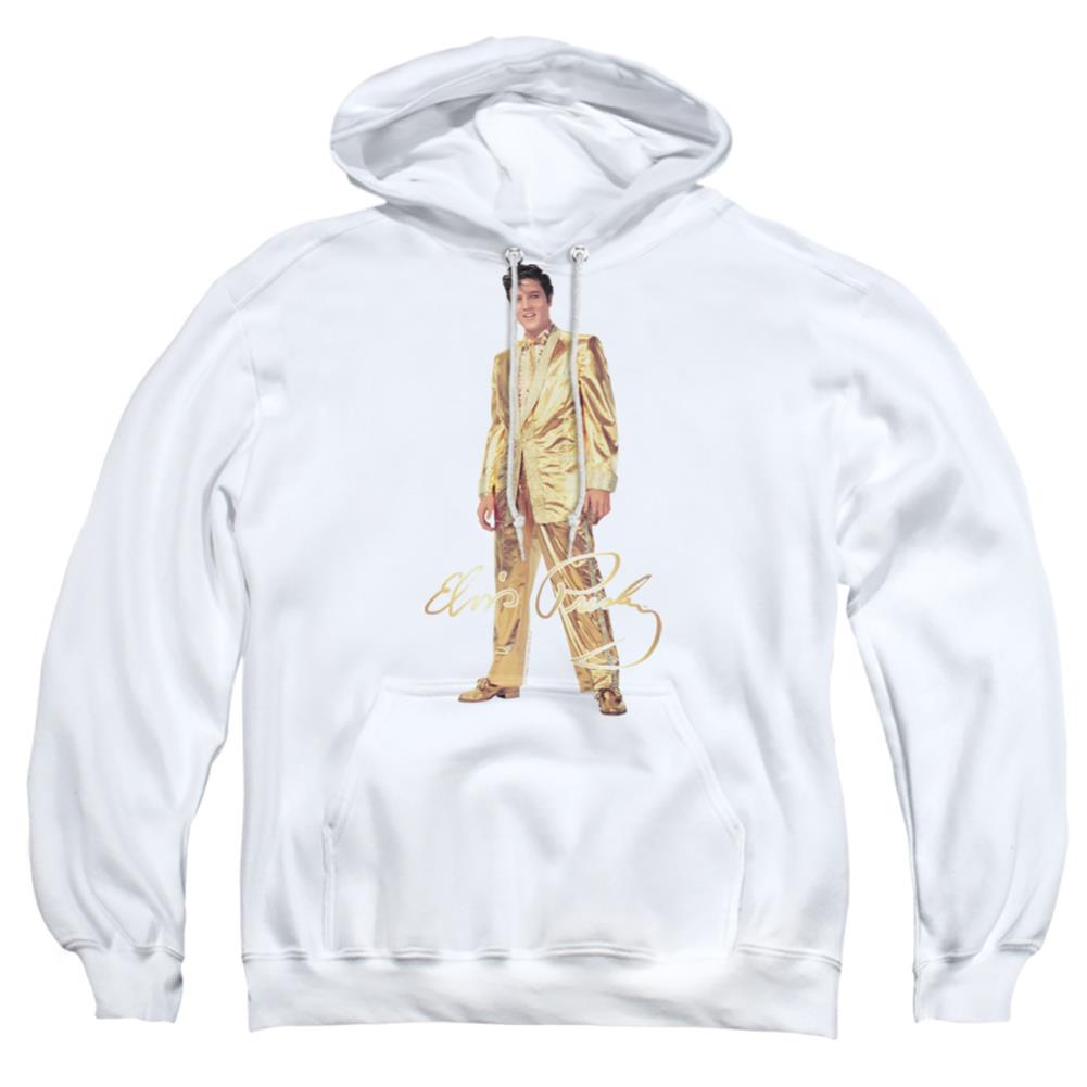 Elvis Presley Gold Lame Suit Men's Pull-Over 75 25 Poly Hoodie