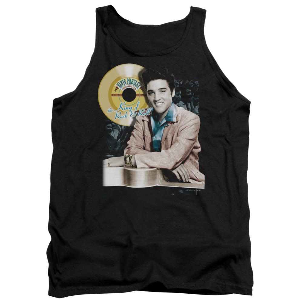Elvis Presley Gold Record Men's 18/1 Cotton Tank Top
