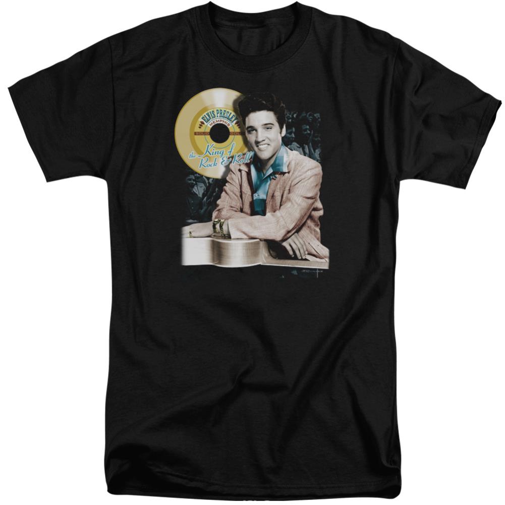 Elvis Presley Gold Record Men's 18/1 Tall Cotton Short-Sleeve T-Shirt