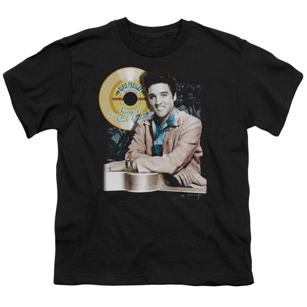 Elvis Presley Gold Record Youth 18/1 100% Cotton Short-Sleeve T-Shirt