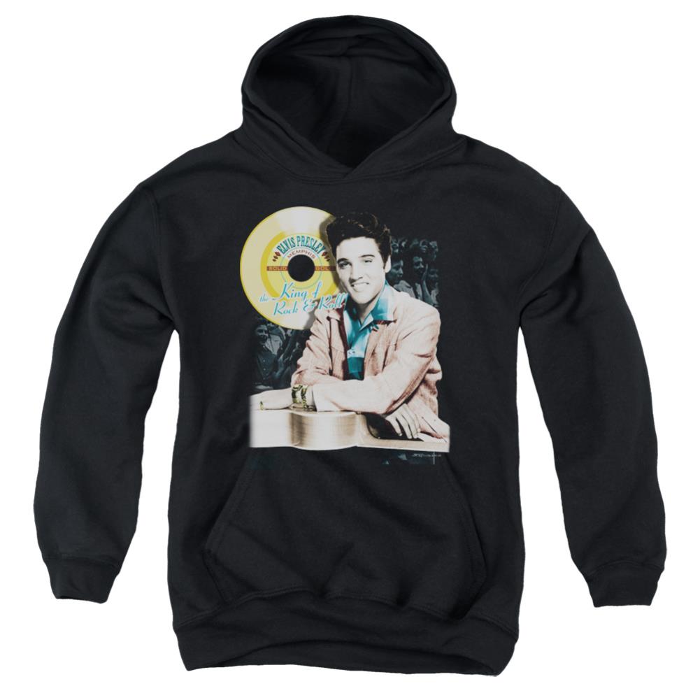 Elvis Presley Gold Record Youth Cotton Poly Pull-Over Hoodie