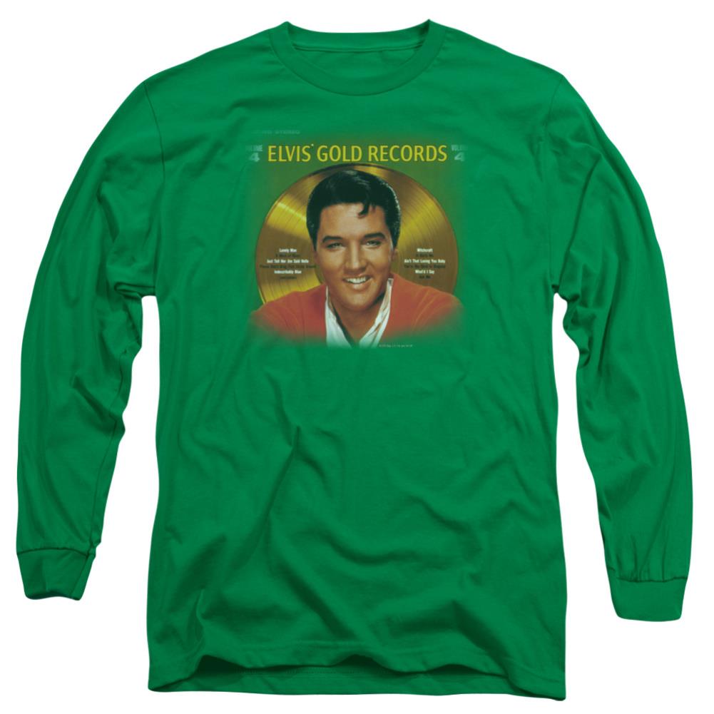 Elvis Presley Gold Records Men's 18/1 Cotton Long-Sleeve T-Shirt