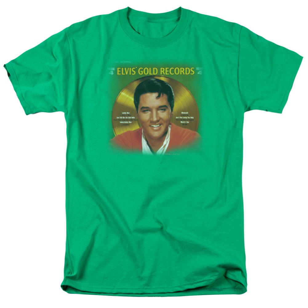 Elvis Presley Gold Records Men's 18/1 Cotton Short-Sleeve T-Shirt
