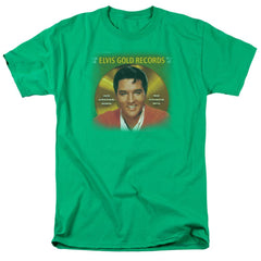 Elvis Presley Gold Records Men's 18/1 Cotton Short-Sleeve T-Shirt