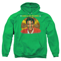 Elvis Presley Gold Records Men's Pull-Over 75 25 Poly Hoodie