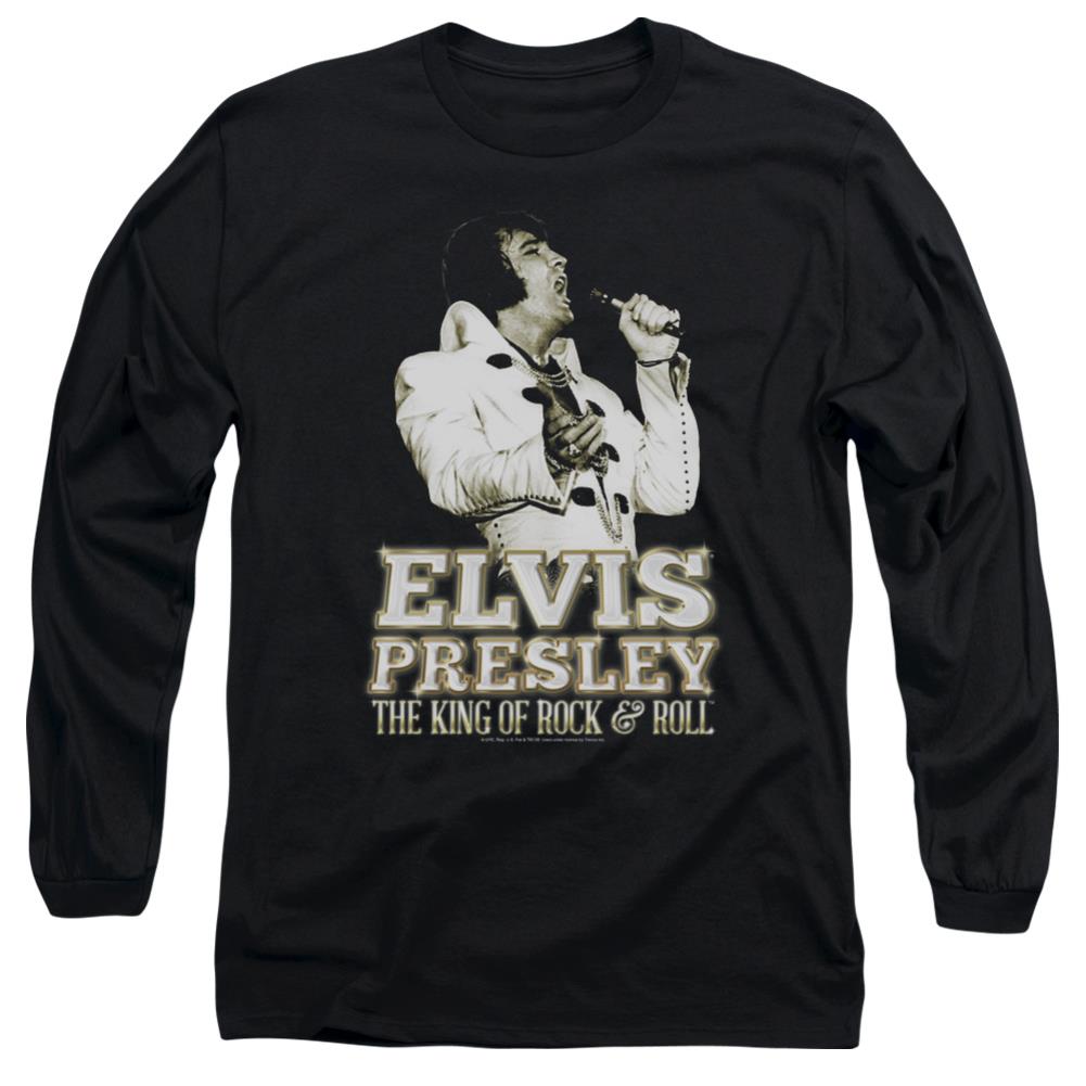 Elvis Presley Golden Men's 18/1 Cotton Long-Sleeve T-Shirt