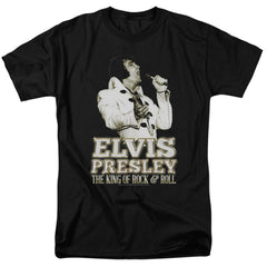 Elvis Presley Golden Men's 18/1 Cotton Short-Sleeve T-Shirt
