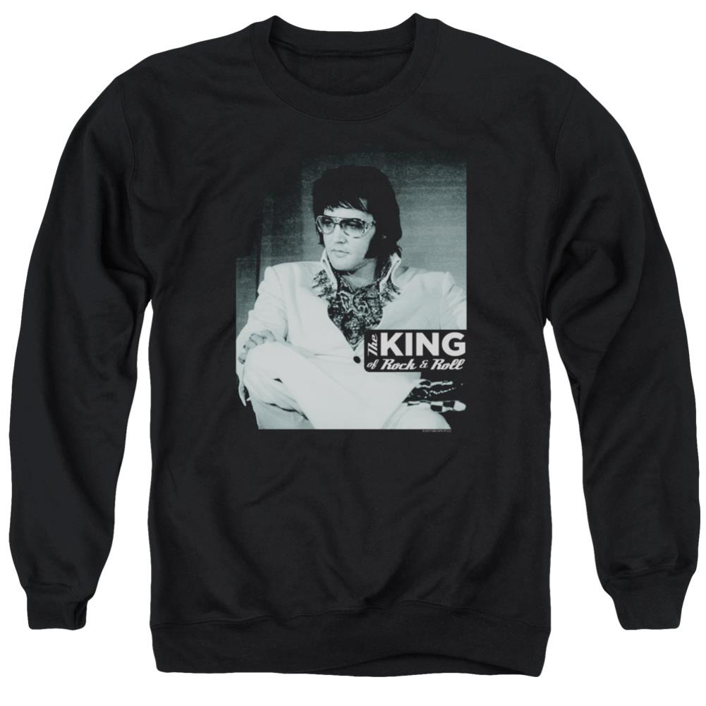 Elvis Presley Good To Be Men's Crewneck 50 50 Poly Long-Sleeve T-Shirt