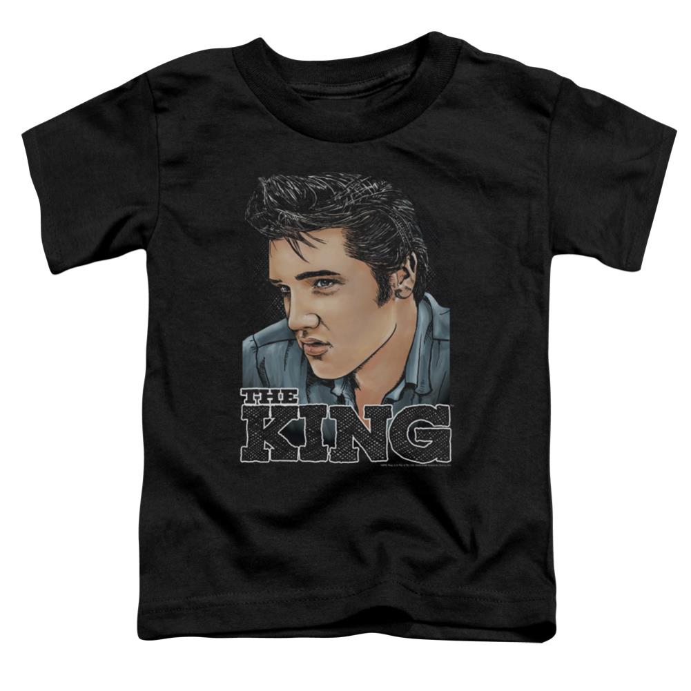 Elvis Presley Graphic King Toddler 18/1 Cotton Short-Sleeve T-Shirt