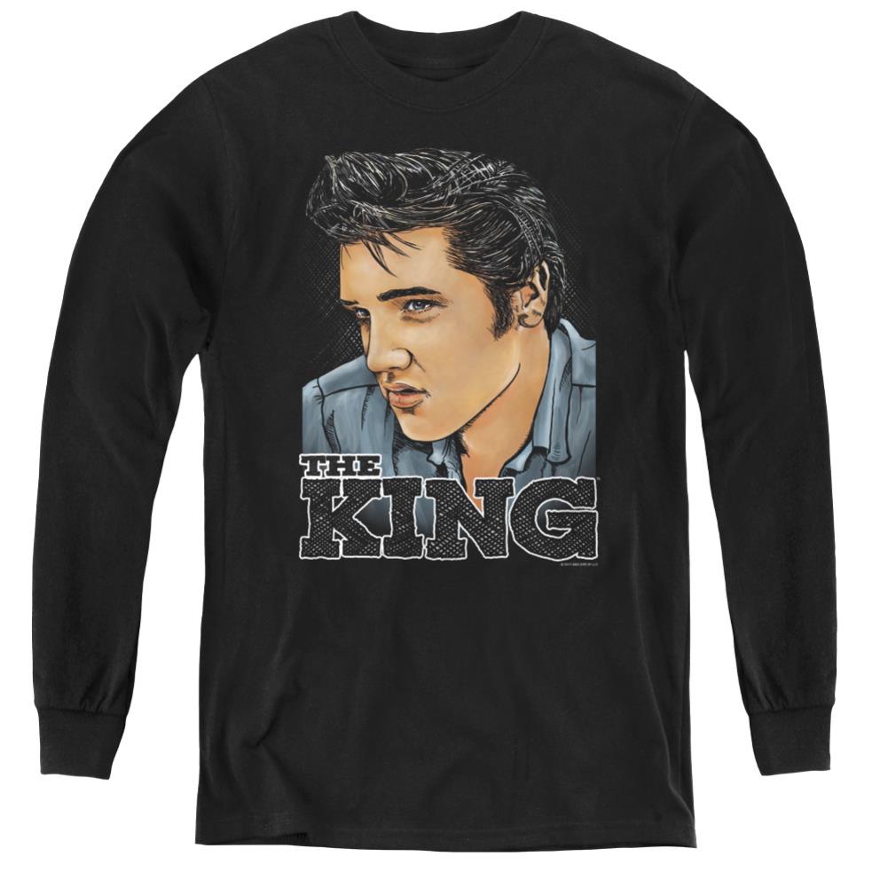 Elvis Presley Graphic King Youth Long-Sleeve T-Shirt