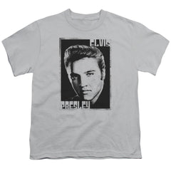 Elvis Presley Graphic Portrait Youth 18/1 100% Cotton Short-Sleeve T-Shirt