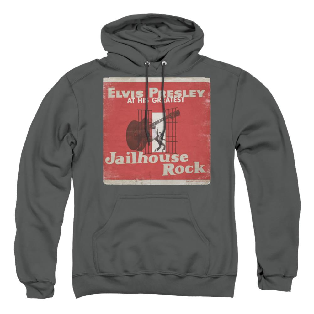 Elvis Presley Greatest Men's Pull-Over 75 25 Poly Hoodie