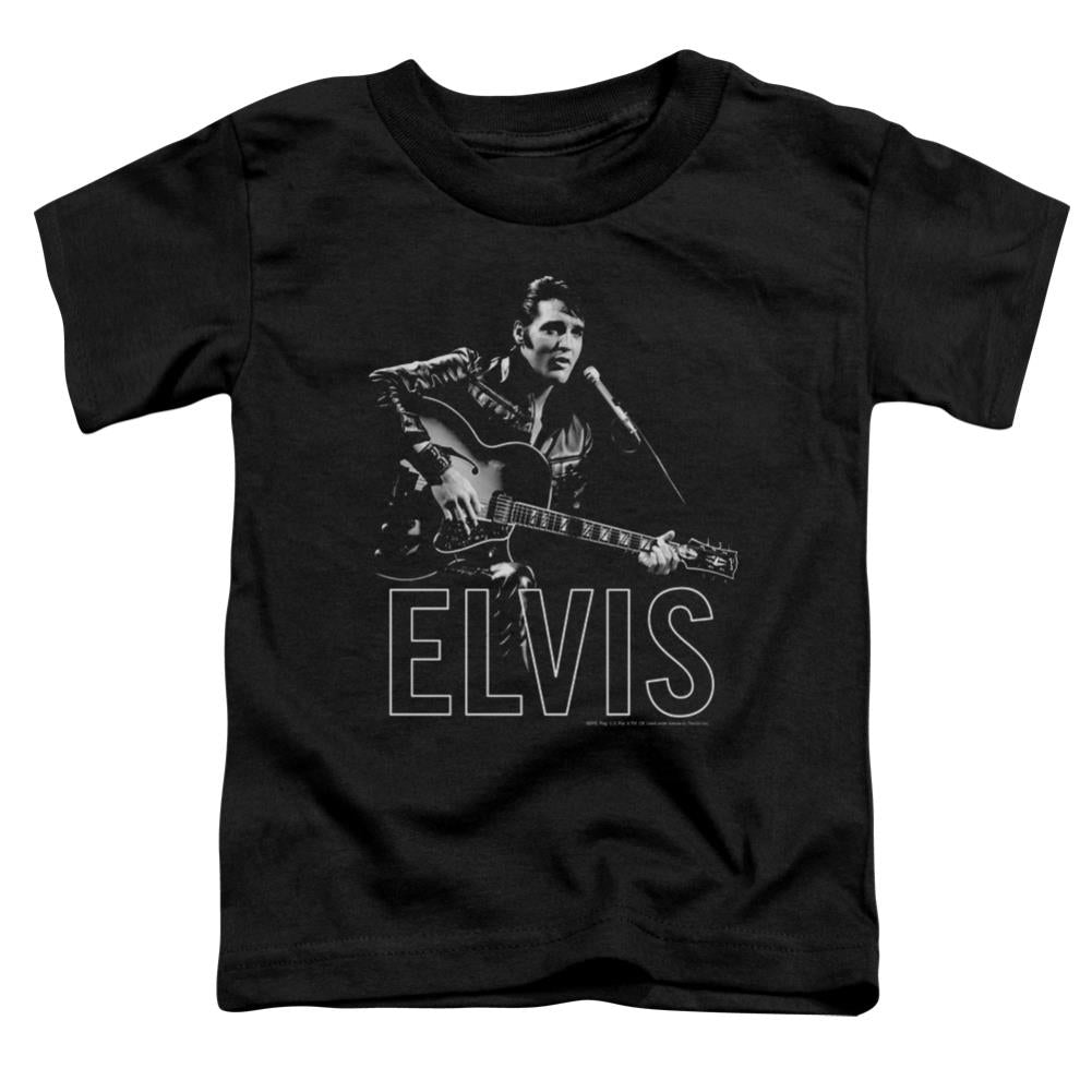Elvis Presley Guitar In Hand Toddler 18/1 Cotton Short-Sleeve T-Shirt