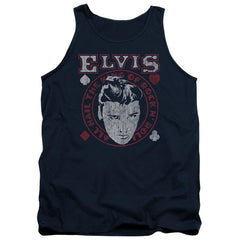 Elvis Presley Hail The King Men's 18/1 Cotton Tank Top
