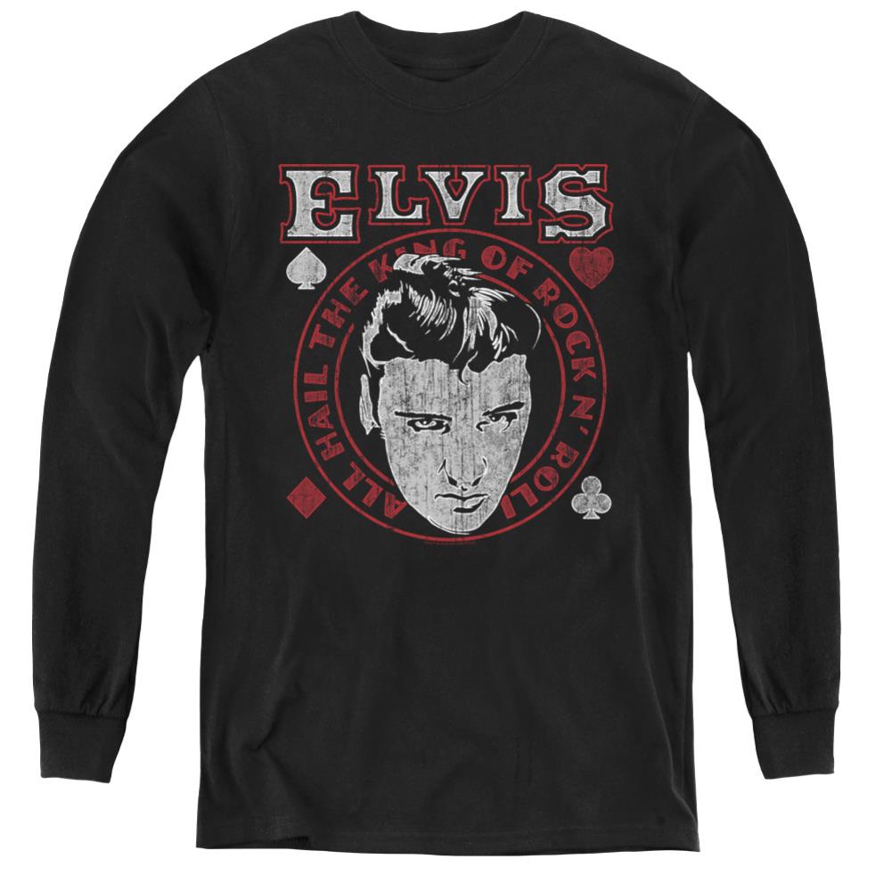 Elvis Presley Hail The King Youth Long-Sleeve T-Shirt