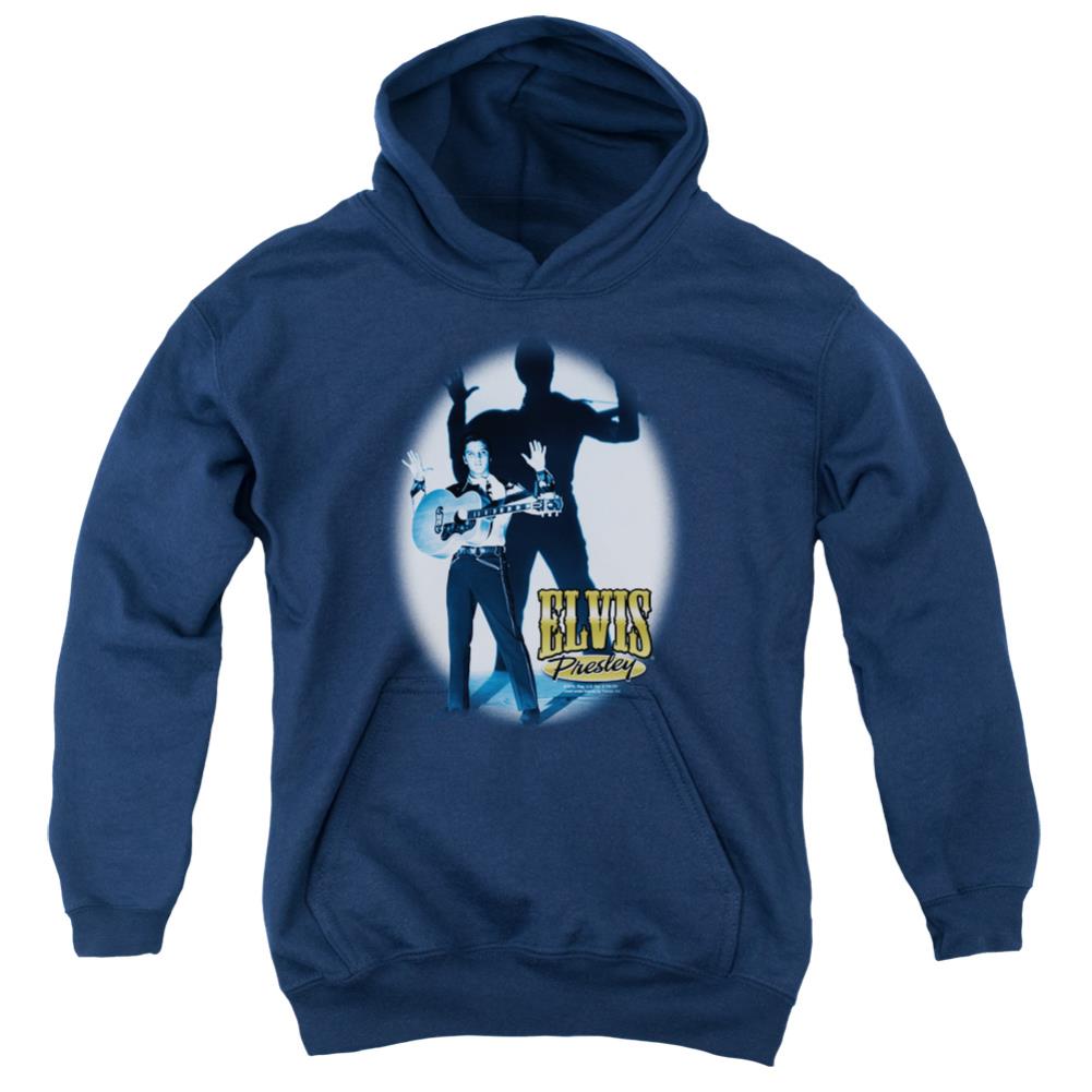 Elvis Presley Hands Up Youth Cotton Poly Pull-Over Hoodie
