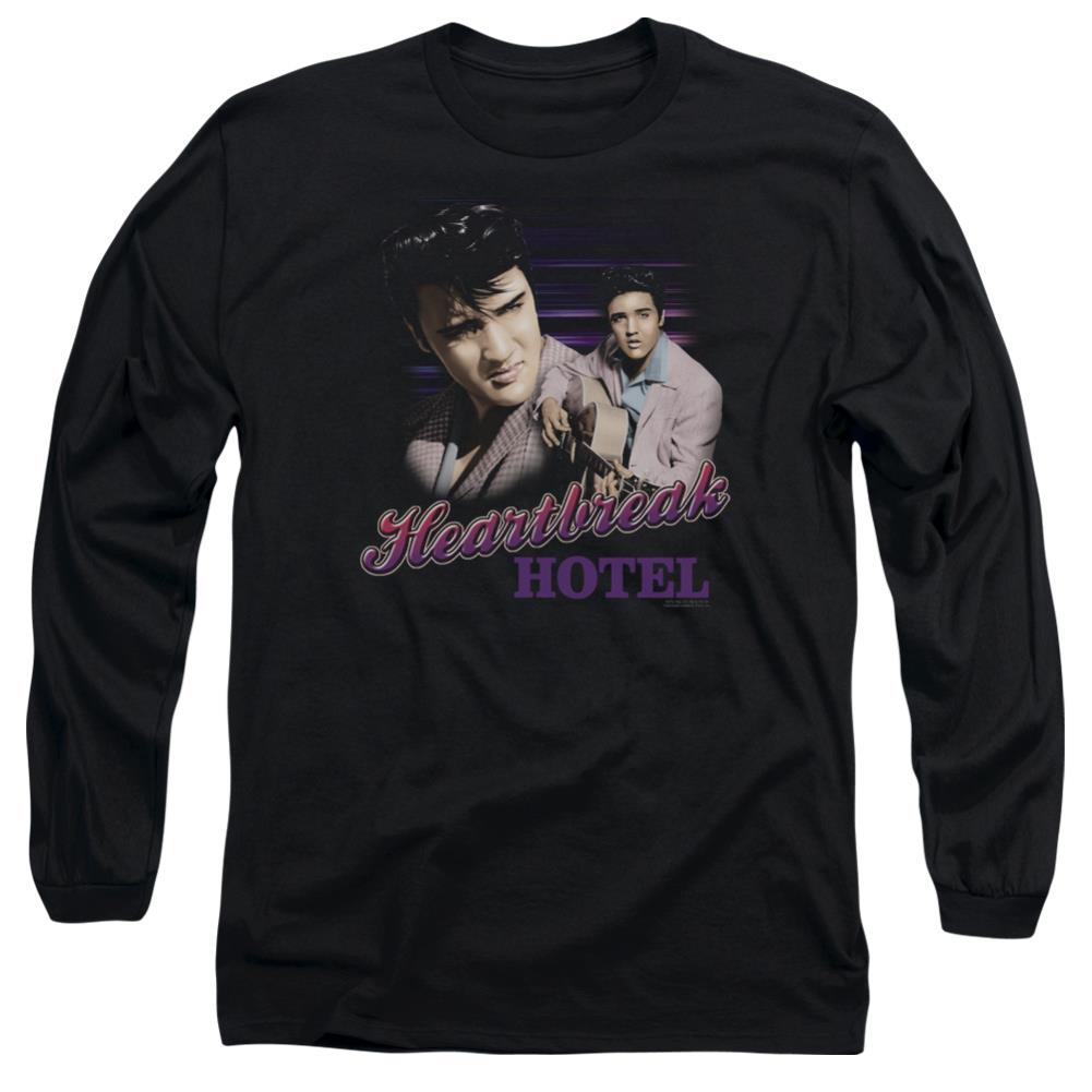 Elvis Presley Heartbreak Hotel Men's 18/1 Cotton Long-Sleeve T-Shirt