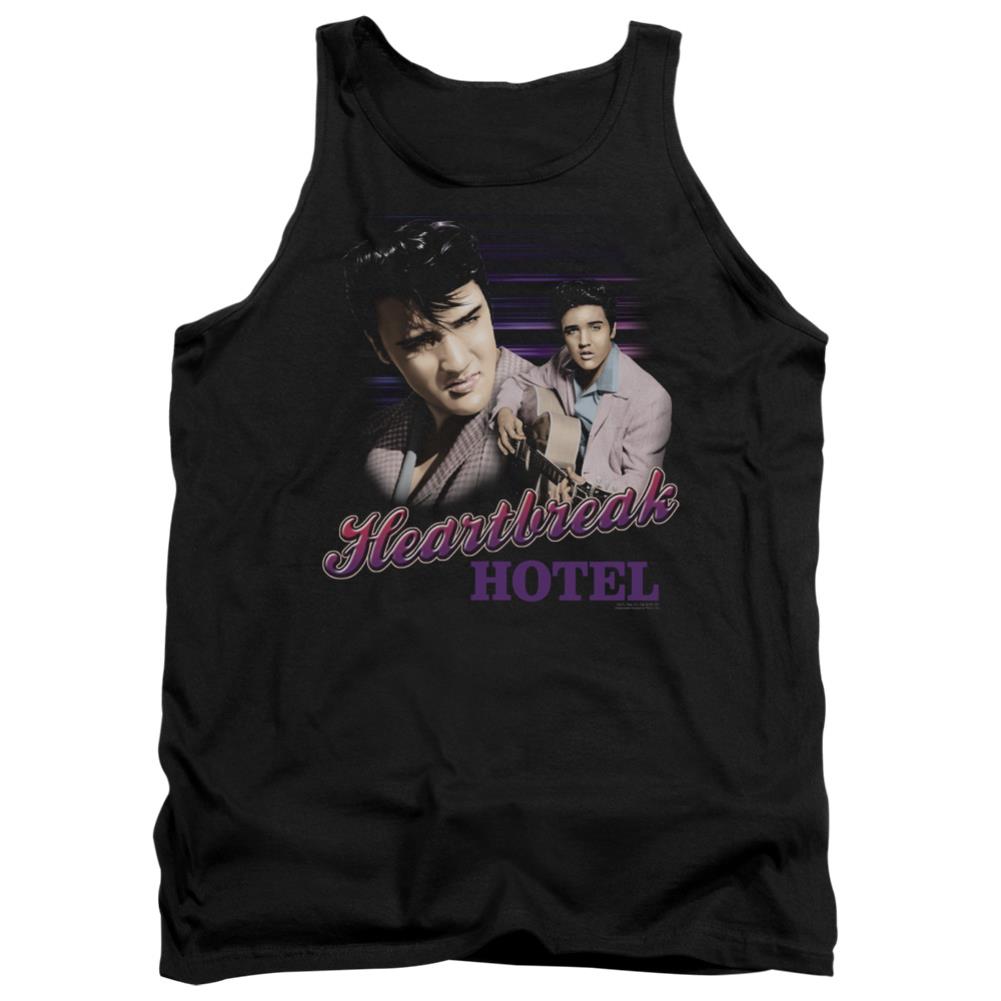 Elvis Presley Heartbreak Hotel Men's 18/1 Cotton Tank Top