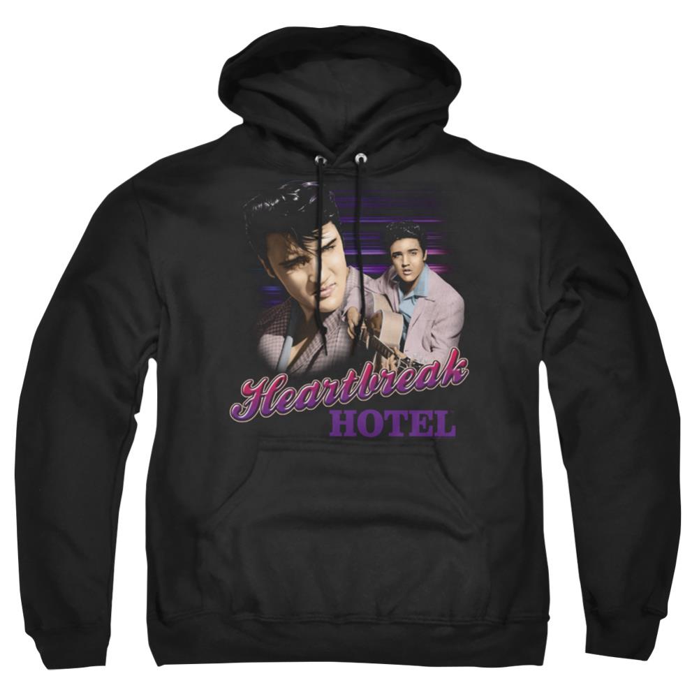 Elvis Presley Heartbreak Hotel Men's Pull-Over 75 25 Poly Hoodie